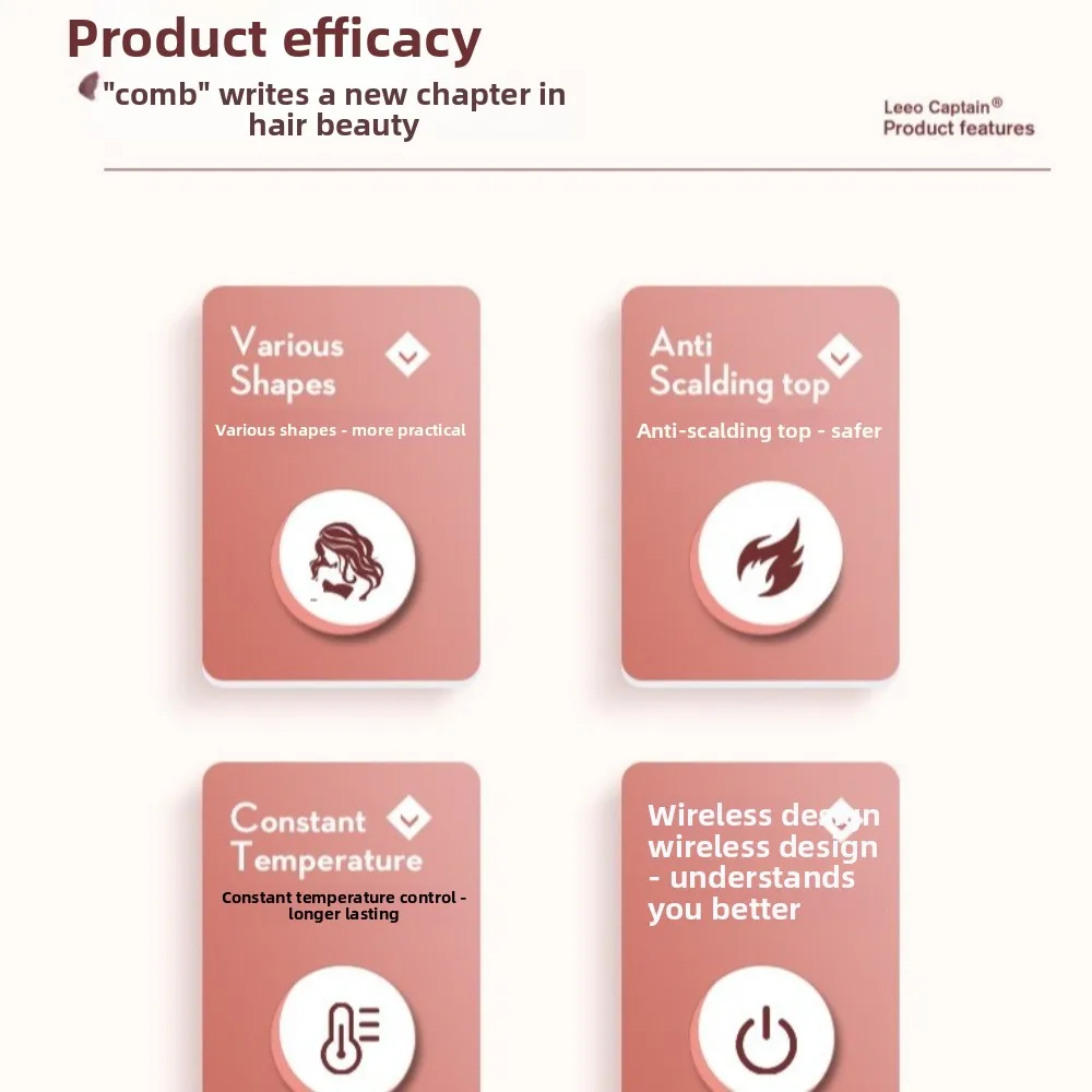 

Cordless Hair Straightener Rotating Women Hair Styling Tools Hair Straightening Splint Portable Ceramic Straight Hair Curlers