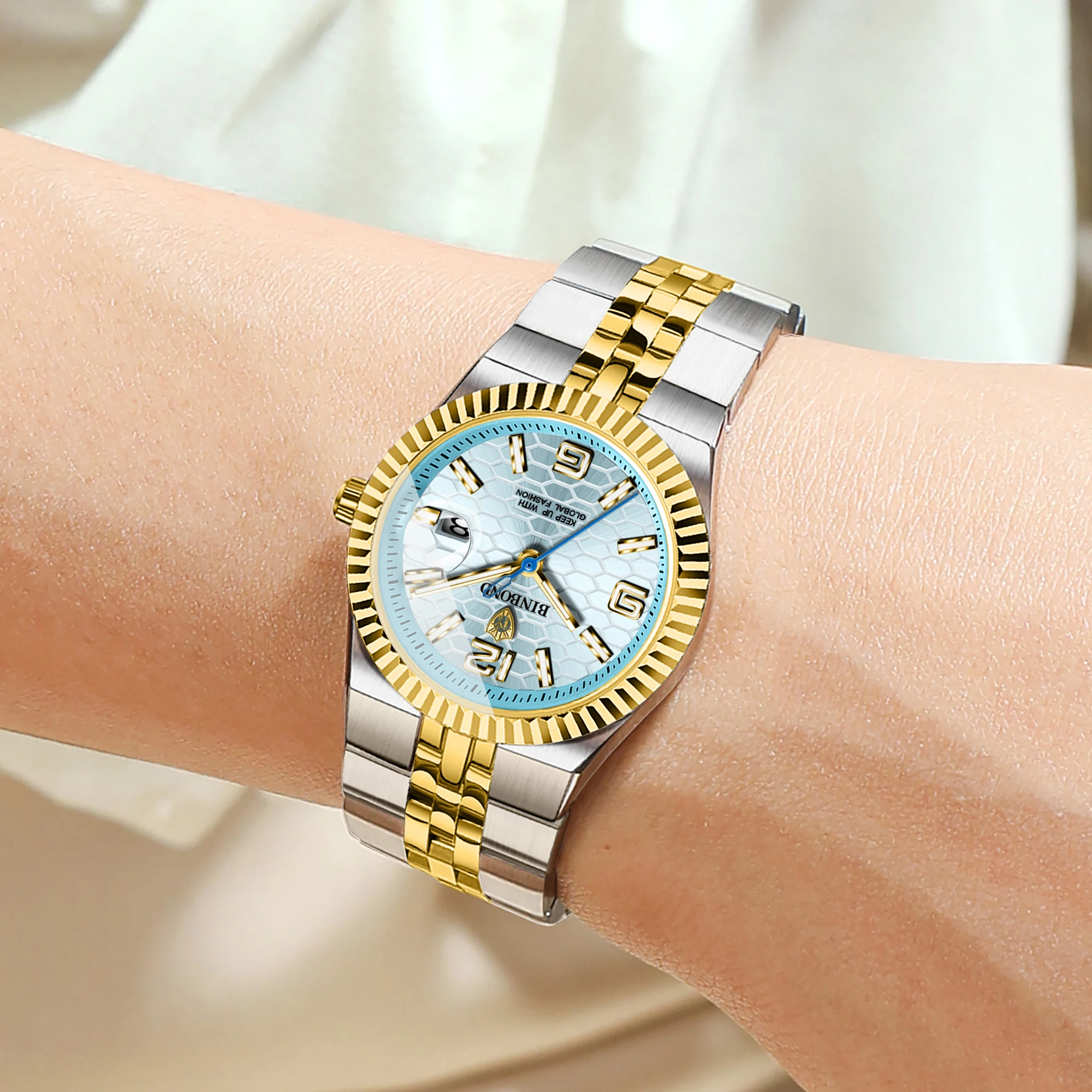 BINBOND Orginal Precise Quartz - đánh giá và giá Luxury Watch Female