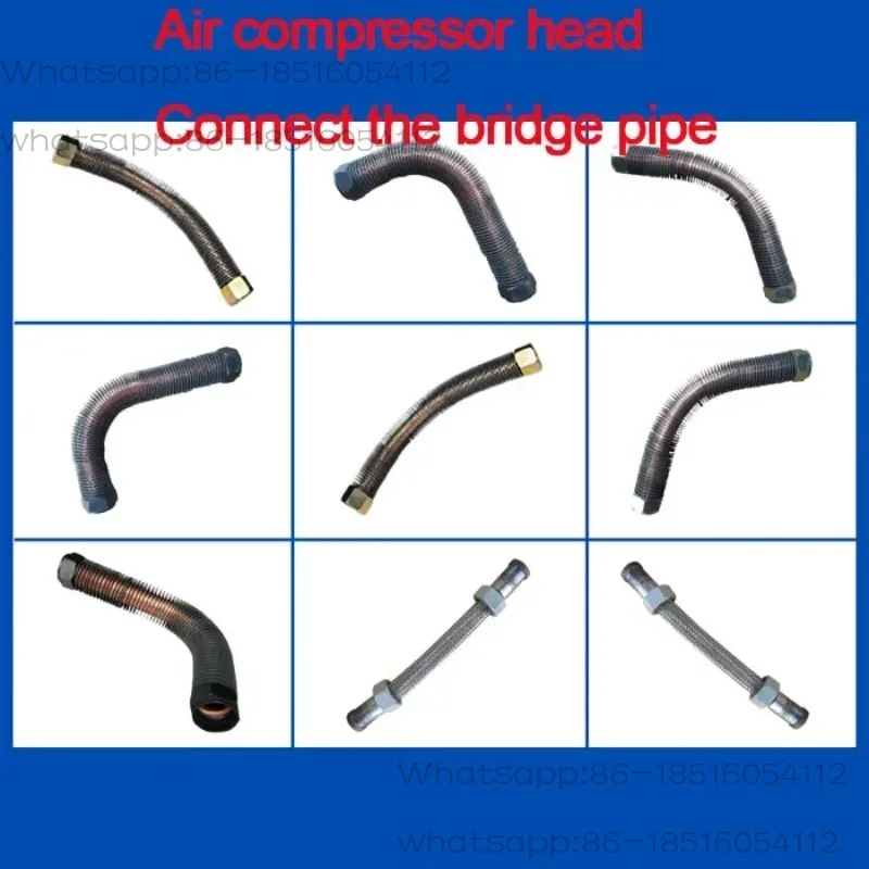 High-pressure Air Compressor Accessories, Head Connecting Pipe, Pump Head Connecting Pipe, Gas Storage Tank, Steel Wire Pipe