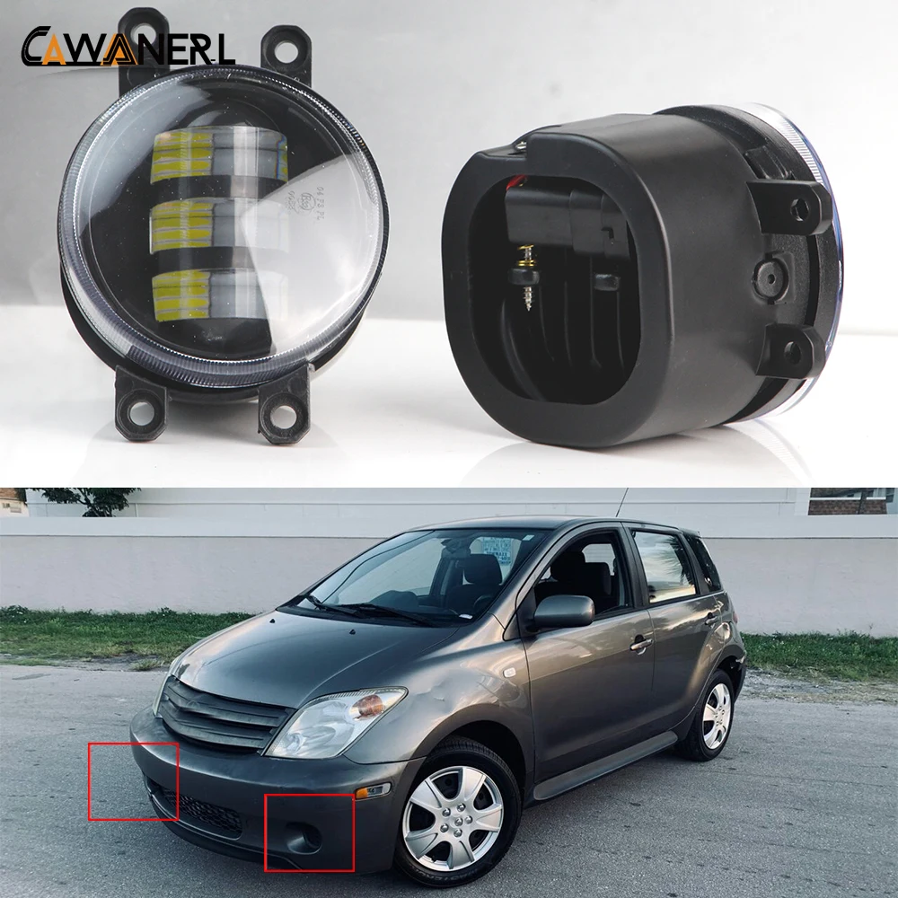 

2 Pieces 30W H11 LED Fog Light Accessories For Scion xA 2005 2006 High Bright Car Right + Left Fog Lamp DRL 6000LM 12V