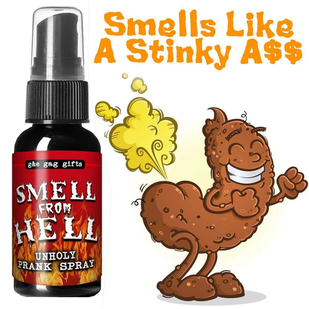 

30ML Novelties Liquid Fart Gag Prank Joke Spray Can Stink Bomb Smelly Stinky Gas Joke Sprinkle Prank Family Entertainment Supply