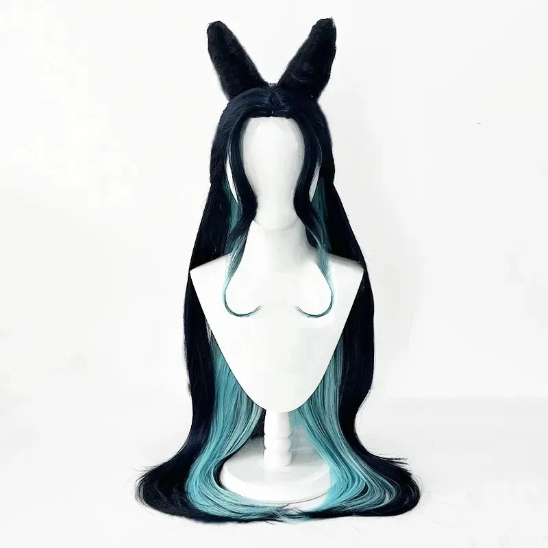 Game League of Legends Syndra Seraphine Kaisa Orianna Reveck Parrucca Cosplay LOL Parrucca Lunga Parrucche Resistenti Al Calore + Protezione Della Parrucca