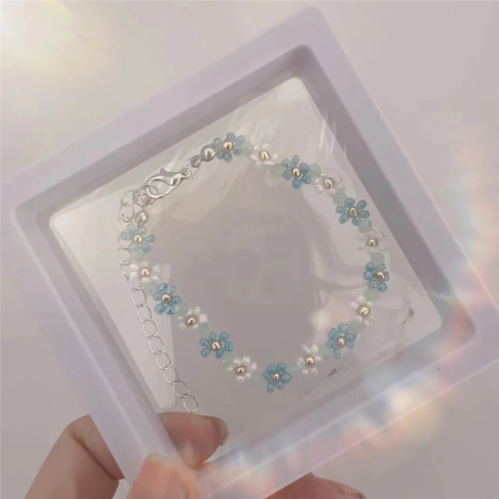 Versatile Bracelet Fashionable Exquisite Charm Bracelet Flower Beading Unique Design Need Hand Accessories Unique Beautifully image 2