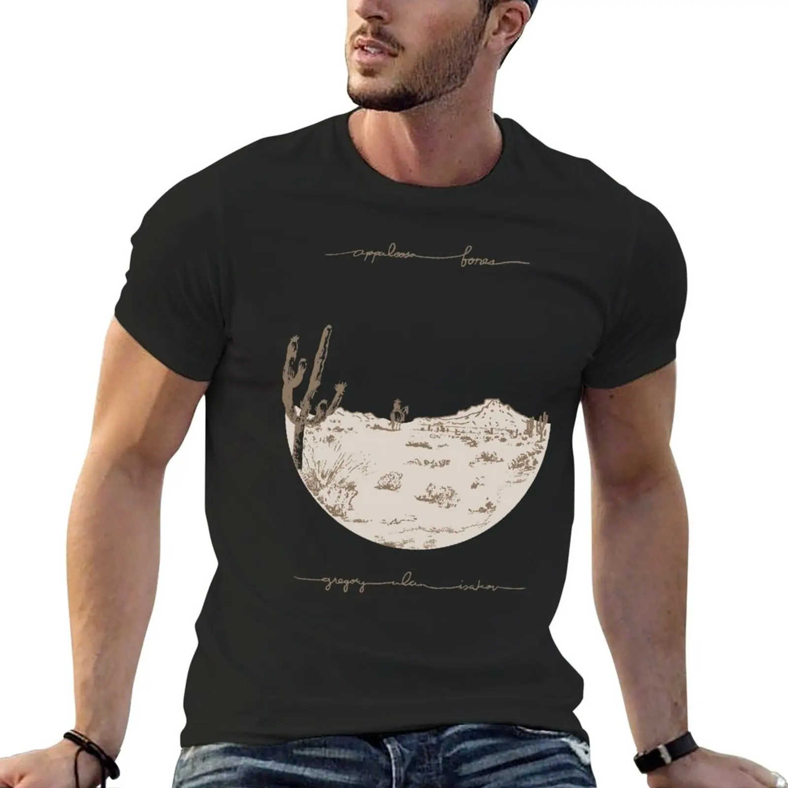 Appaloosa Bones Gregory Alan Isakov 2023 T-shirt funnys quick drying customs customs design your own funny t shirts for men