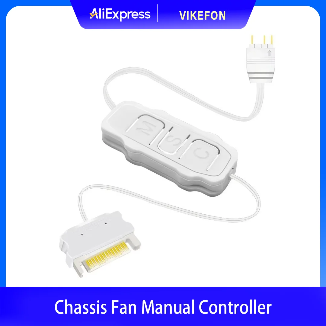 

5 В 3-контактный контроллер ARGB, интерфейс SATA, удлинительный кабель, адаптер контроллера освещения для вентилятора ПК, кулер для процессора, вентилятор, световая полоса