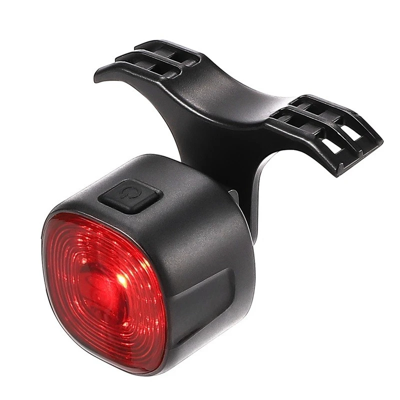 Intelligent induction brake tail light road mountain bike night riding light highlight waterproof warning light