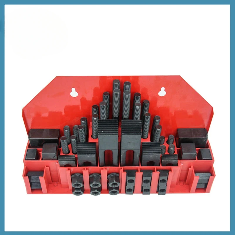 M8 M10 M12 M14 M16 M20 M24 Tool Combination Platen Mold Parts 58PCS/Set Milling Machine Pressure Plate Universal Clamp Group Cod