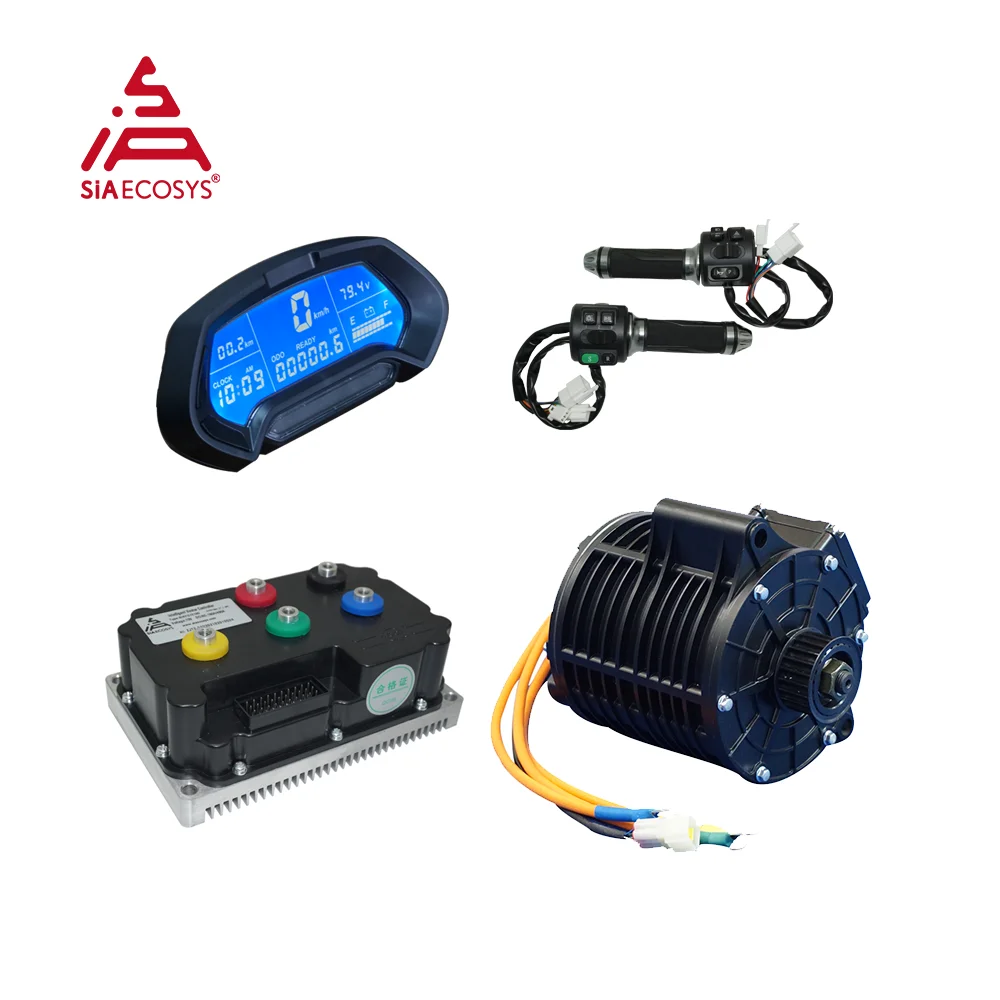 

QSMOTOR 138 3000W Mid Drive Motor Conversion Kit V1 V2 70H 72V With ND72530 Fardriver Controller From SIAECOSYS