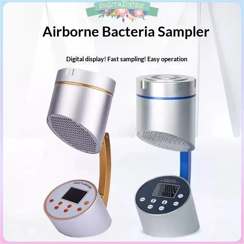 Floating Bacteria Sampler Porous Inhalation Dust and Bacteria Detection Equipment Air Microbial Dust Sampler FKC1 Portable