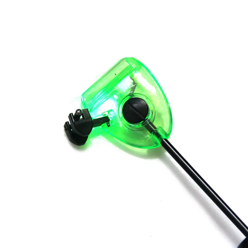 

Four-color flash hard rod rocker tensioner fishing alarm assembly