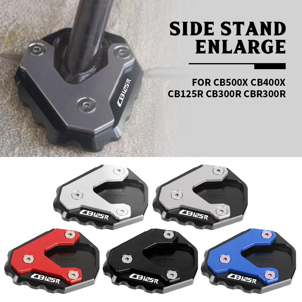 

Kickstand Foot FOR HONDA CB125R CB400X CBR300R 2018-2023 CB500X CB300R 2018-2020 Motorcycle CNC Accessories Side Stand Anti-skid