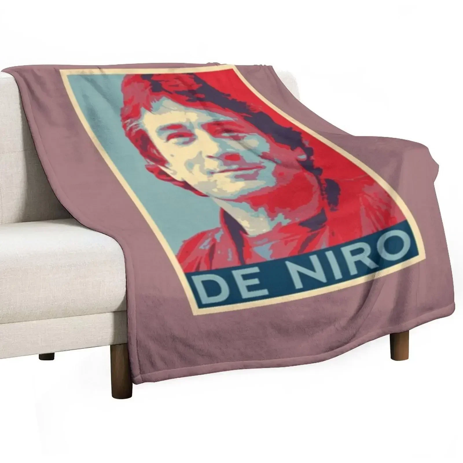 

Robert De Niro Vintage portrait Throw Blanket Camping bed plaid Baby Blankets Beach Soft Beds Heavy Blankets