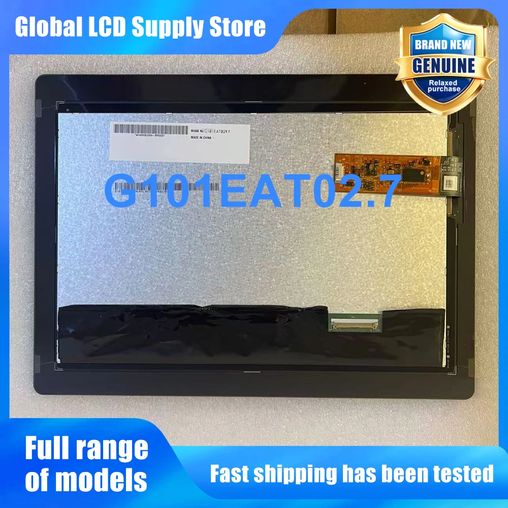 G101EAT02.7 10.1 Inch 1280*800 LCD Screen Display Panel Replacement for Tablet PC Laptop LCD Screen Display Panel