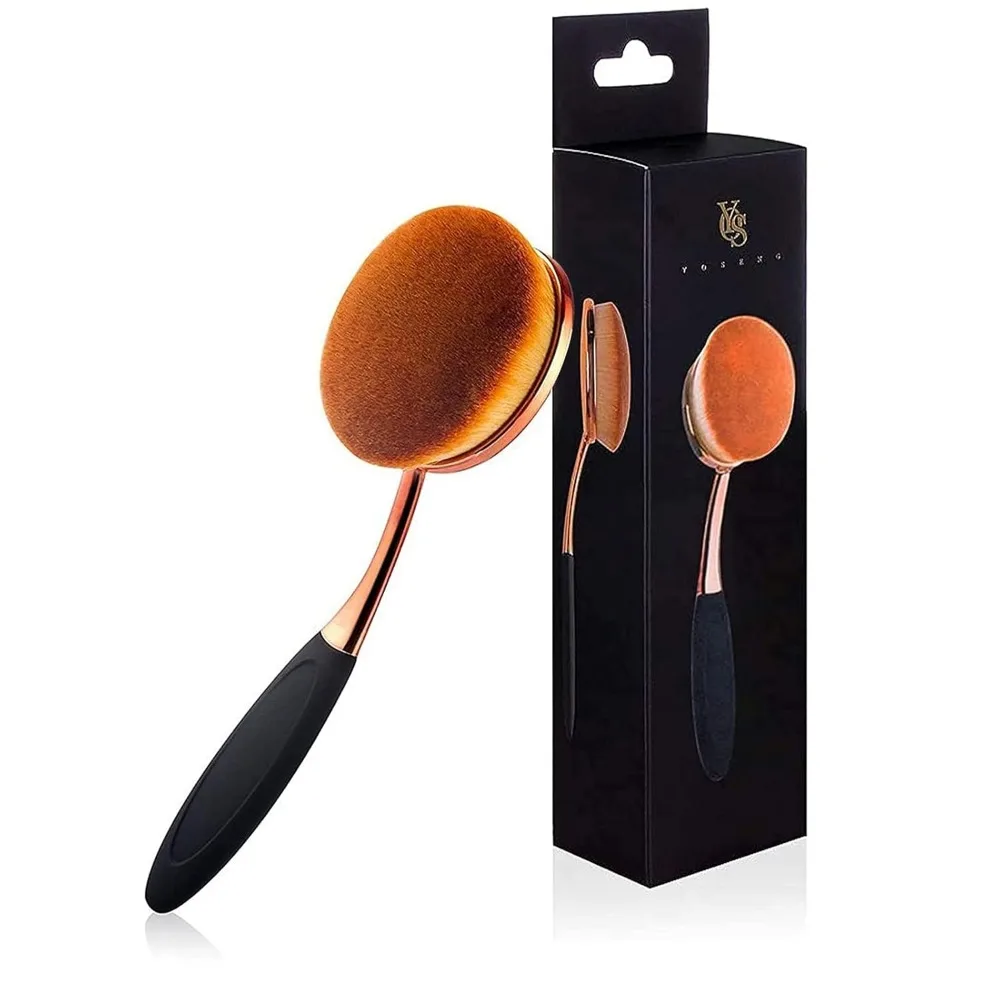 Oval Foundation Brush Large Toothbrush makeup brushes Fast Flawless Application Liquid Cream Powder Foundation