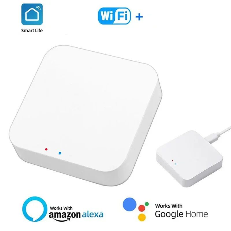 Tuya Multi Mode ZigBee Bluetooth Gateway Hub Wireless Voice Smart Home Remote Control Gateway Hub Compatible with Alexa Google