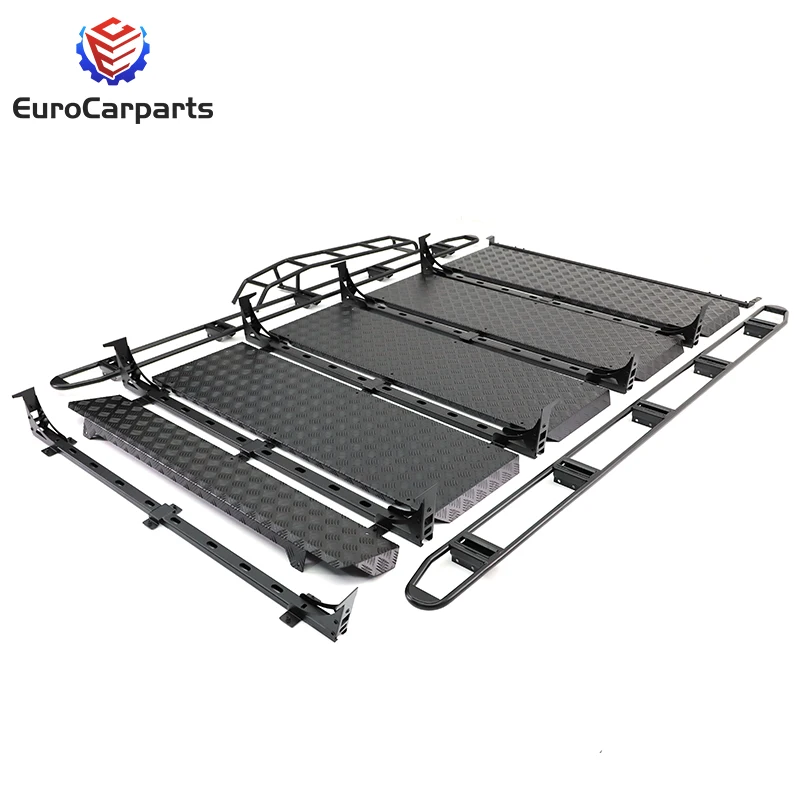 G Class W463 Roof Luggage Rack for G500 G63 G350 Roof Rack Rail Cross Bar Luggage Carrier with Galvanize Rust-proof Rear Ladder