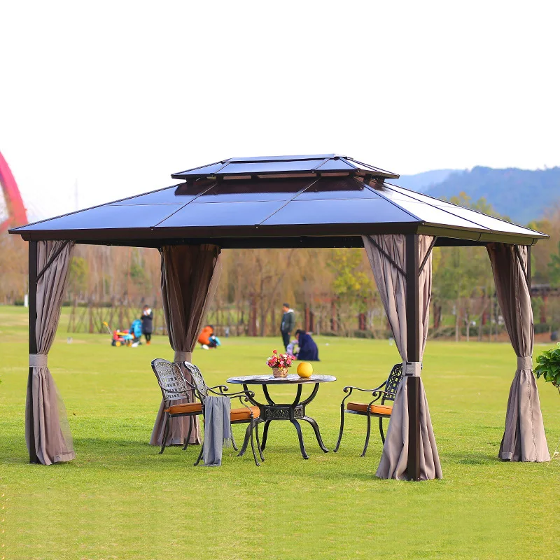 

Outdoor gazebo Leisure shade Roman awning Garden