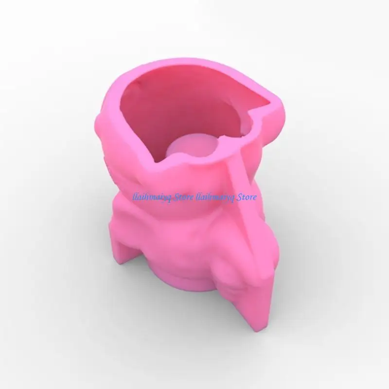 

573B Elephant Shaped Storage Box Mold Resin Casting Molds for DIY Makeup Holder Craft