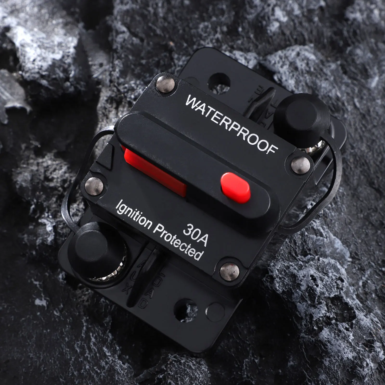 

30a Auto Reset Circuit Breaker 12V-36V Waterproof Panel Mount for Car Truck Rv Marine Protection