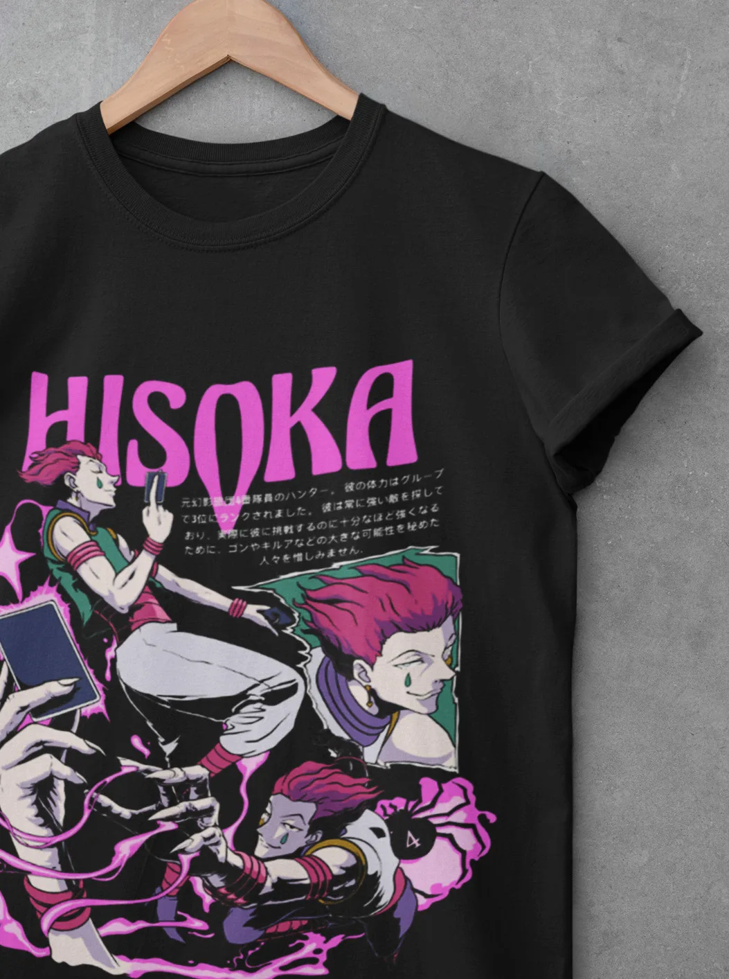 

Hisoka Shirt Hunter X Hunter Manga Strip HXH Anime Unisex Tshirt T-Shirt Tee