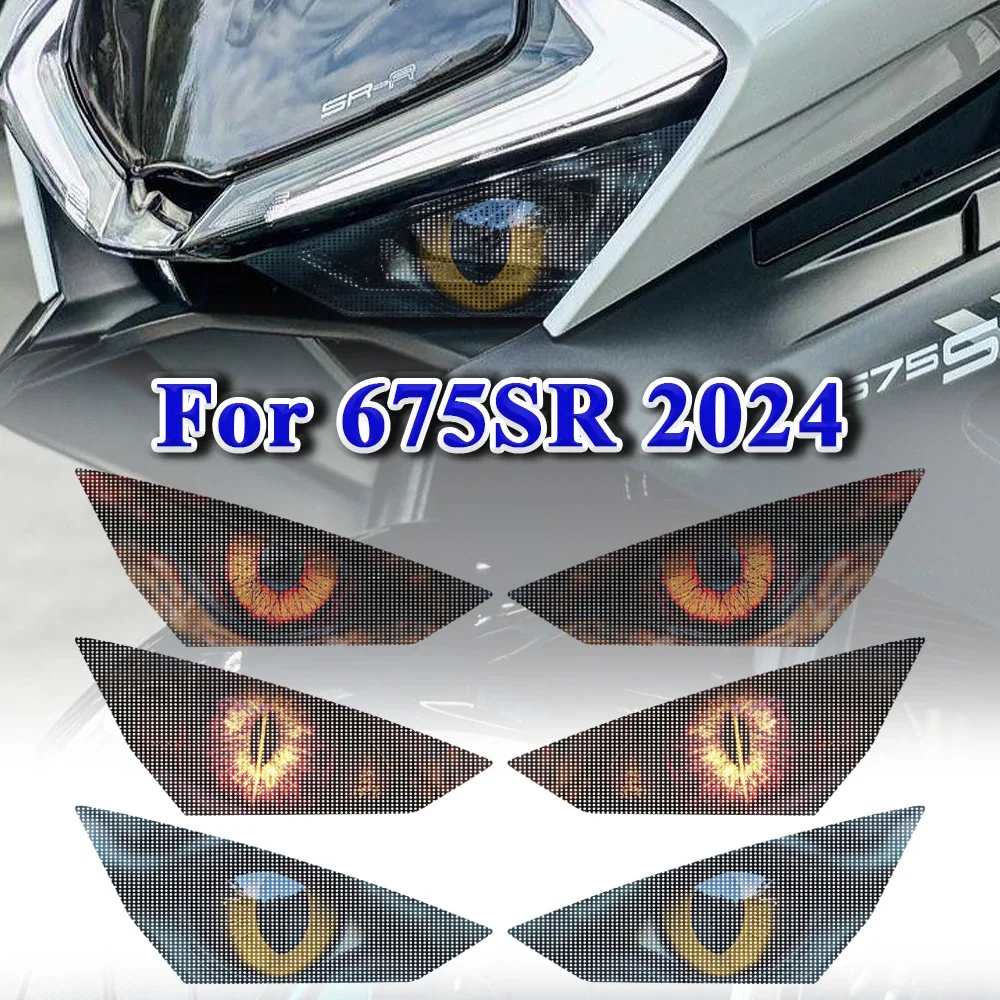 

Водонепроницаемые наклейки на фары, аксессуары для CFMOTO 675SR-R CF675SR 675 SS 2024 2025, наклейка на головной светильник мотоцикла, защита