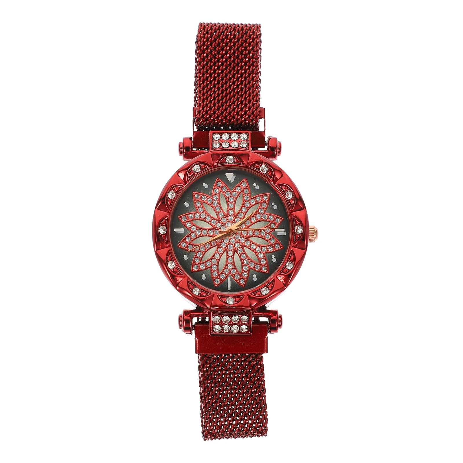 

Stainless Steel Diamond Watch For Women Elegant Casual Wristwatch With Precise Quartz Movement Long-Lasting Metal Watches Gift
