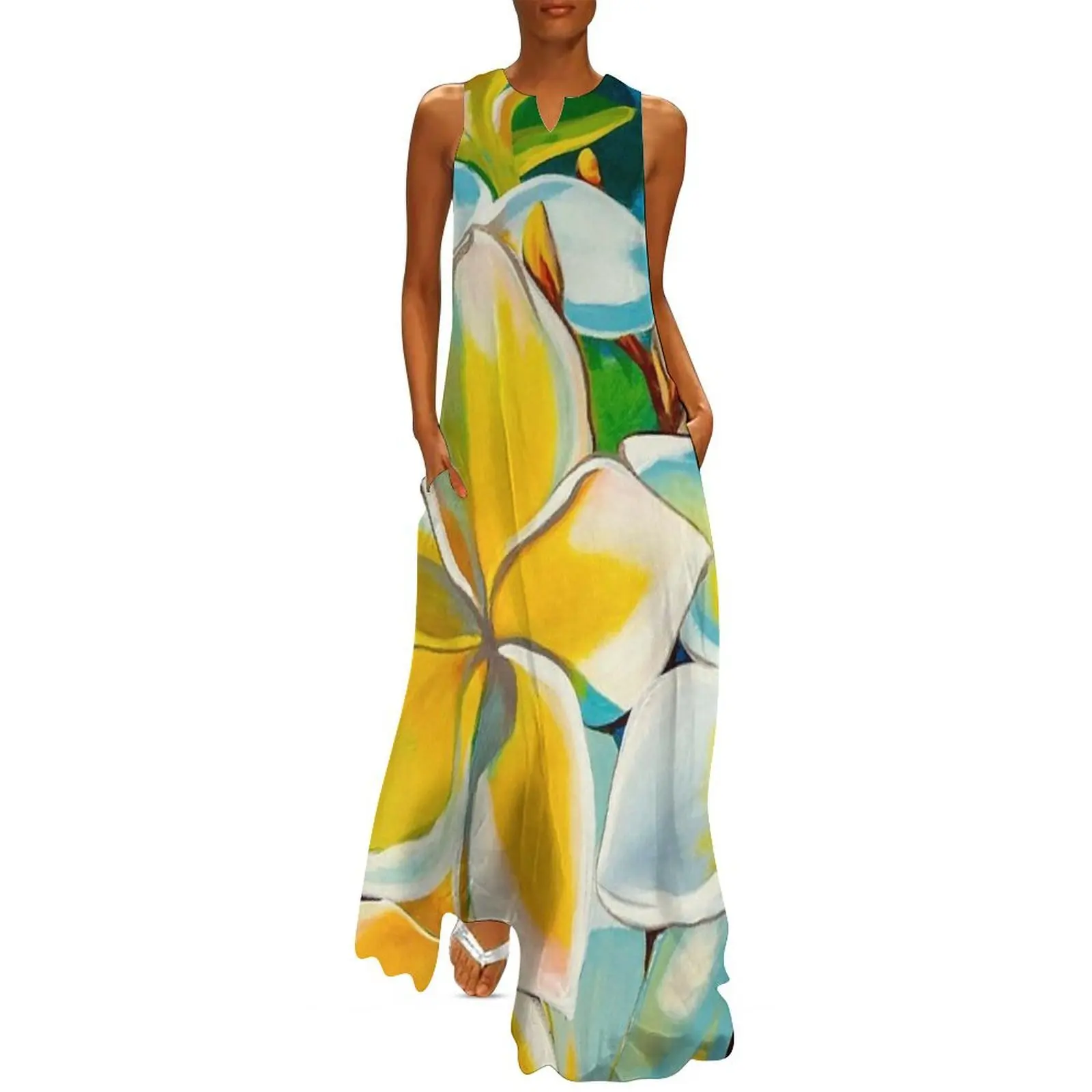 

Plumeria Long Dress elegant guest wedding dress women evening dress ceremony dresses