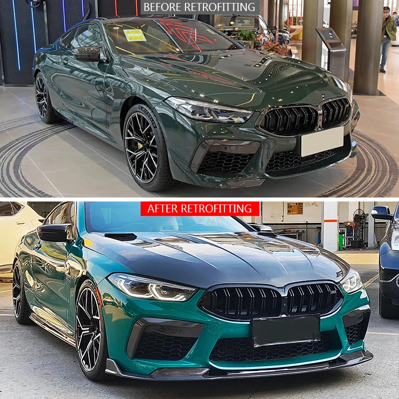 2019-2025 M8 Car Modification and Upgrade Engine Cover Carbon Fiber Engine Hood for  8 Series M8