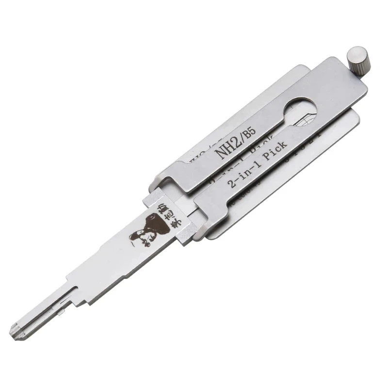 Original Lishi NH2 B5 2 in 1 Locksmith Tool Lock Pick & Decoder Flat Milling for American Mailbox/Drawer Locks