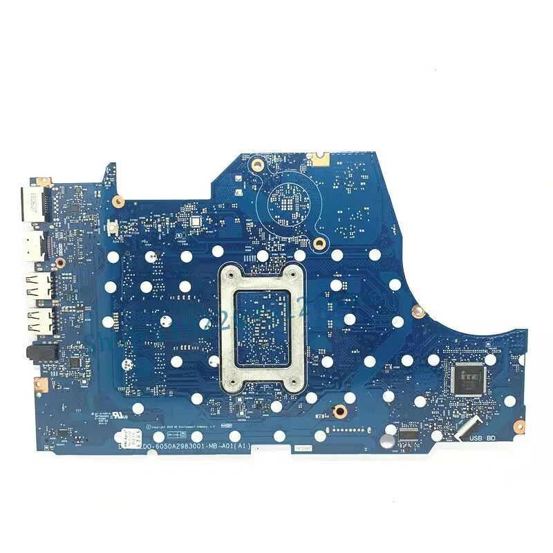 Para HP 17-CA Laptop Placa-mãe L22717-001 L22717-501 L22717-601 Mainboard 6050A2983001-MB-A01(A1) W/Ryzen 5 2500U CPU 100% Teste
