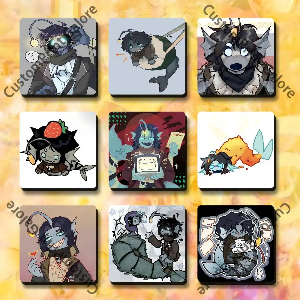 

P-Pressure Sebastian Solace Soft Magnetic Refrigerator Magnets 5.5,7.5cm Personalized for DIY Kitchen Office Decorative