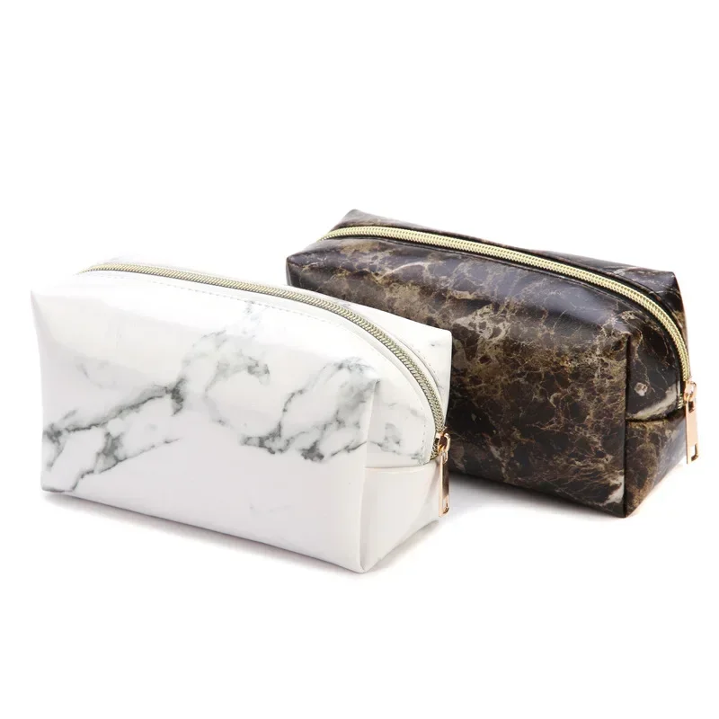 Borsa per cosmetici con stampa leopardata da donna borsa per il trucco in pelle di moda borsa per cosmetici da viaggio borsa per il trucco da