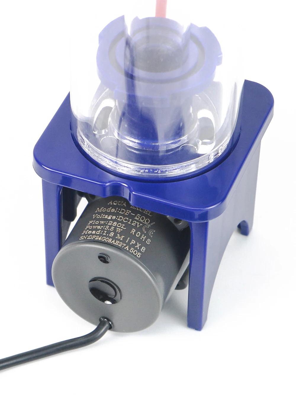 Aqua Excel AE-NANO40D/50D/70D DC 12V Mini Nano Korallenriff Salzwasser Aquarium Fischbecken HOB Hang-On Back Proteinabschäumer Filter – Detail 7