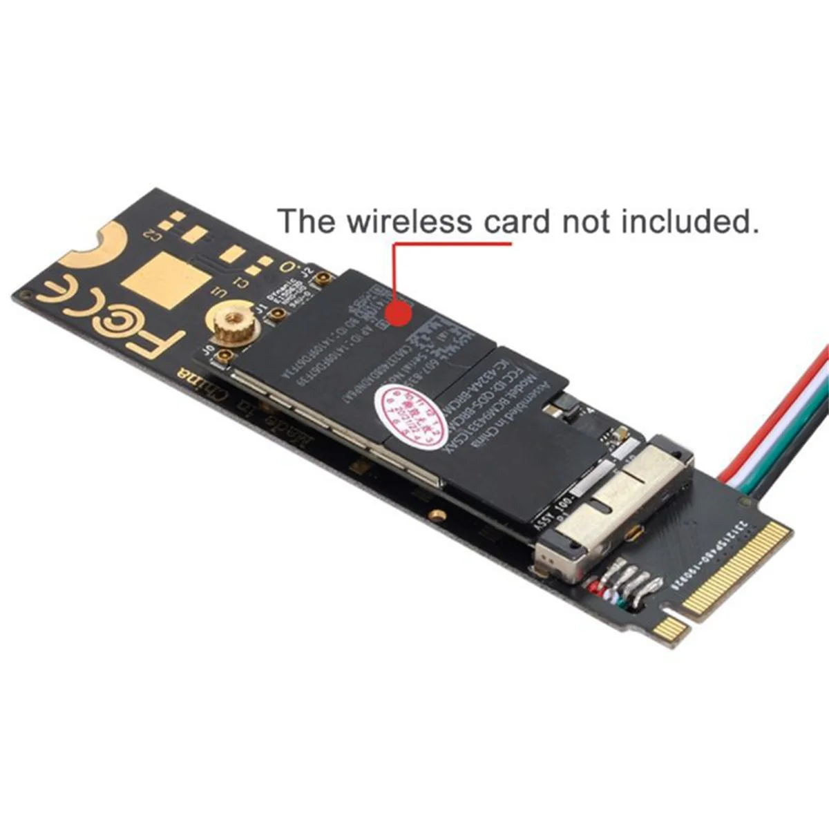 Tarjeta adaptadora inalámbrica m-key, tarjeta de escritorio sin unidad, BCM943602CS a Pcie M.2 Ngff para módulo Bluetooth