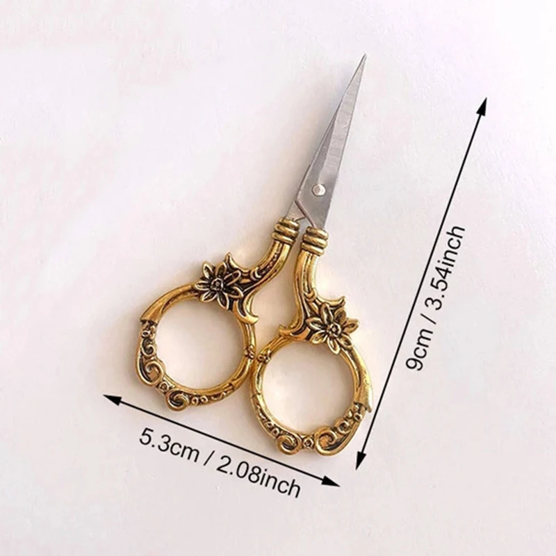 Stainless Steel Vintage Scissors Sewing Fabric Cutter Embroidery Scissors Tailor Scissor Thread Scissor Tools for Sewing Shears