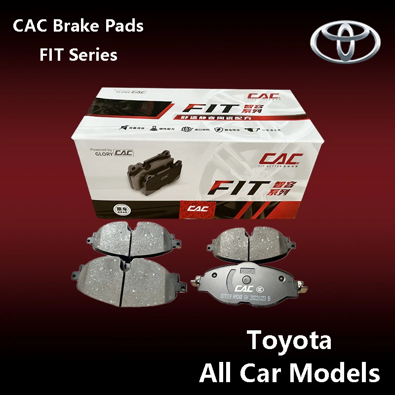 

car accessories: CAC for Toyota series car brake pads