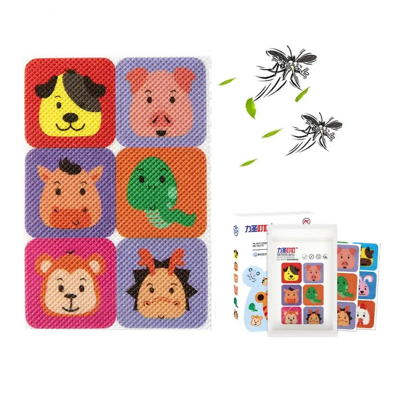 ﻿Outdoor Mosquito-repellent Paste Durable Rich Patterns 1-3 Years Old 36 Pieces For All Ages Travel Anti-mosquito Stickers