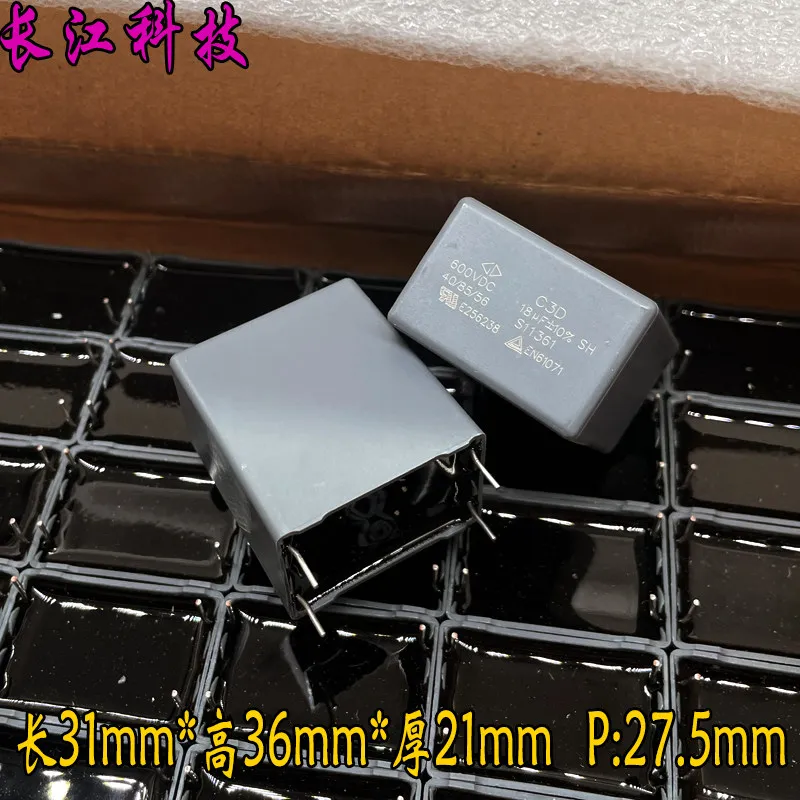 

10 шт./MKP 186 18 мкФ 600 В 630 В высокочастотный защитный конденсатор C3D1U186K