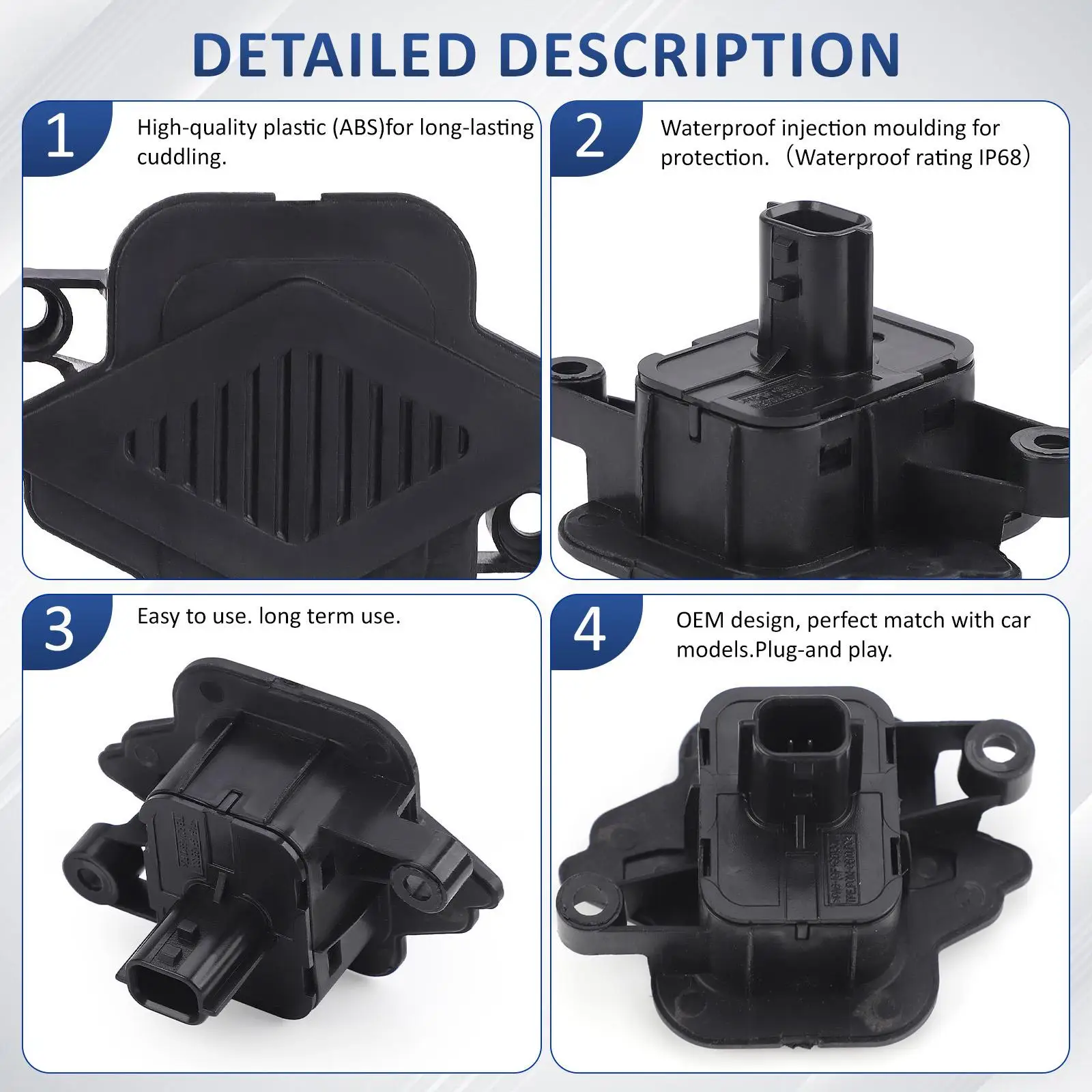 Interruttore portellone posteriore per auto 906064354R Pratico Premium Plug and Play 2 pin