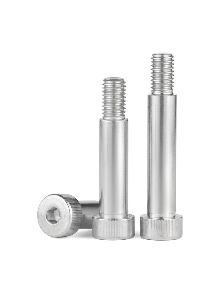 304 Stainless Steel Knurled Hexagonal Roller Bearing Profile Shoulder Screw Bolt M3 M4 M5 M6 M8 M10