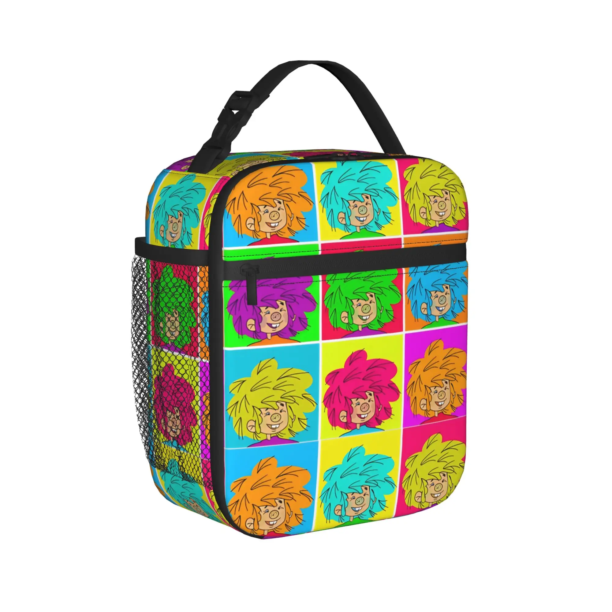 Warhol inspired iconic Pumuckl Insulated Lunch Bags Thermal Bag Reusable,Lunch Container  Lunch Box Tote Food Storage Bags Work