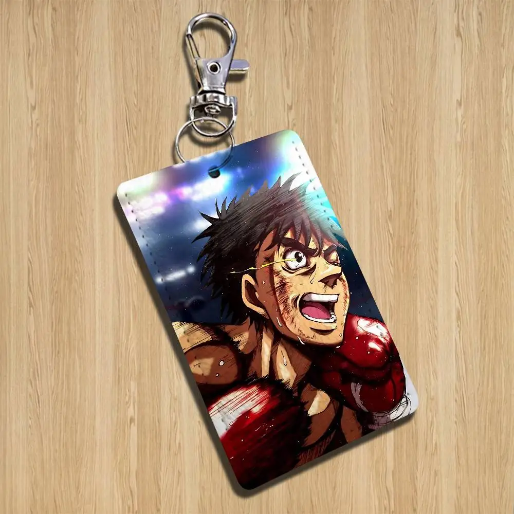 Makunouchi COOL Hajime no Ippo Card Holder Keychain Key Ring Door Lock Access Protective Case For Security Gift view 4