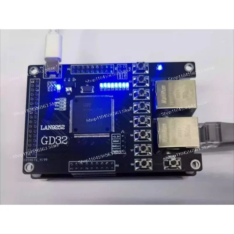 LAN9252+GD32F470/F407 EtherCAT Slave Dev Boards, 16IO Interface, CIA402 Protocol Supported Industrial Modules