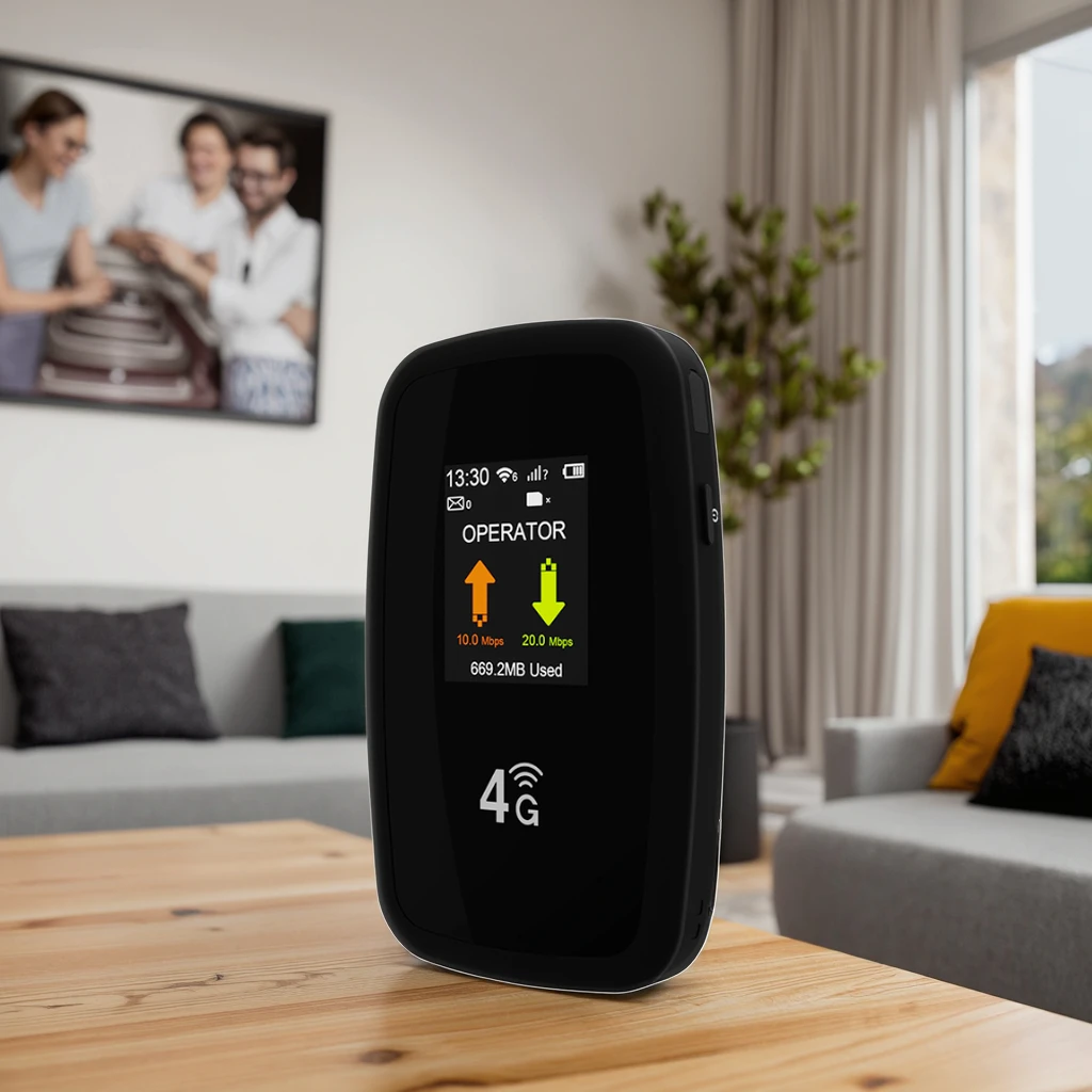 

Портативный аккумулятор емкостью 3900 мАч, зеленый карманный Wi-Fi, 6 маршрутизаторов, скорость 300 Мбит/с, универсальная функция брандмауэра ESIM, поддержка частоты 2,4G
