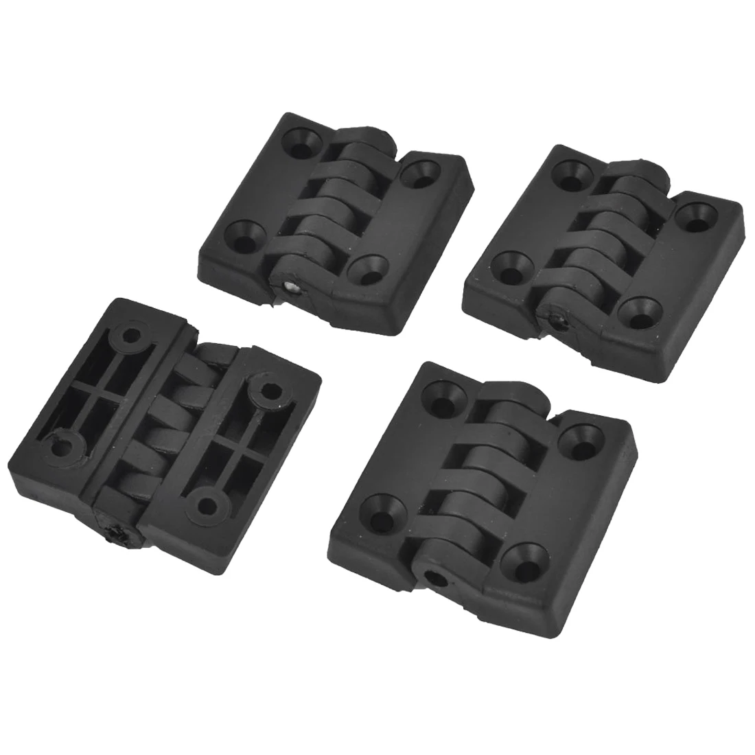 4 pieces Hinges for cabinet doors, made of plastic, reinforced, 40 x 40 mm HOT