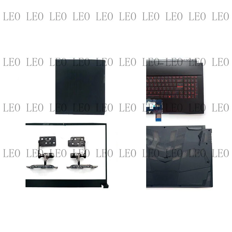 MY For MSI GF75 MS-17F1 17F2 MS-17F5 Back Cover&Bezel&Palmrest&Bottom Case