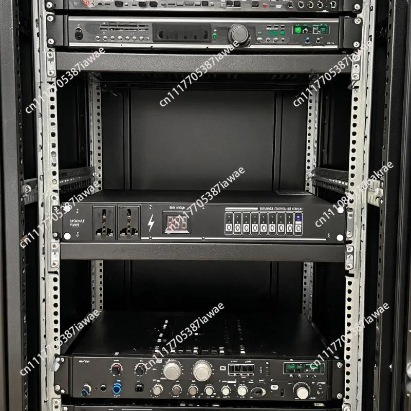 Professional power sequencer 10-way 8-way stage socket sequence controller
