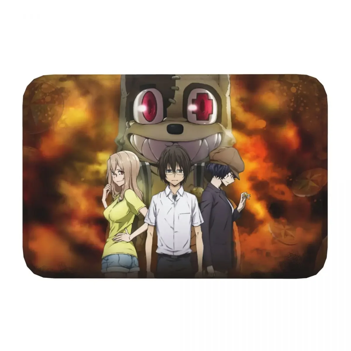 Gleipnir Shuichi Kagaya Aoki Hongai Anime Non-slip Doormat Characters Carpet Living Room Kitchen Mat Outdoor Home Pattern