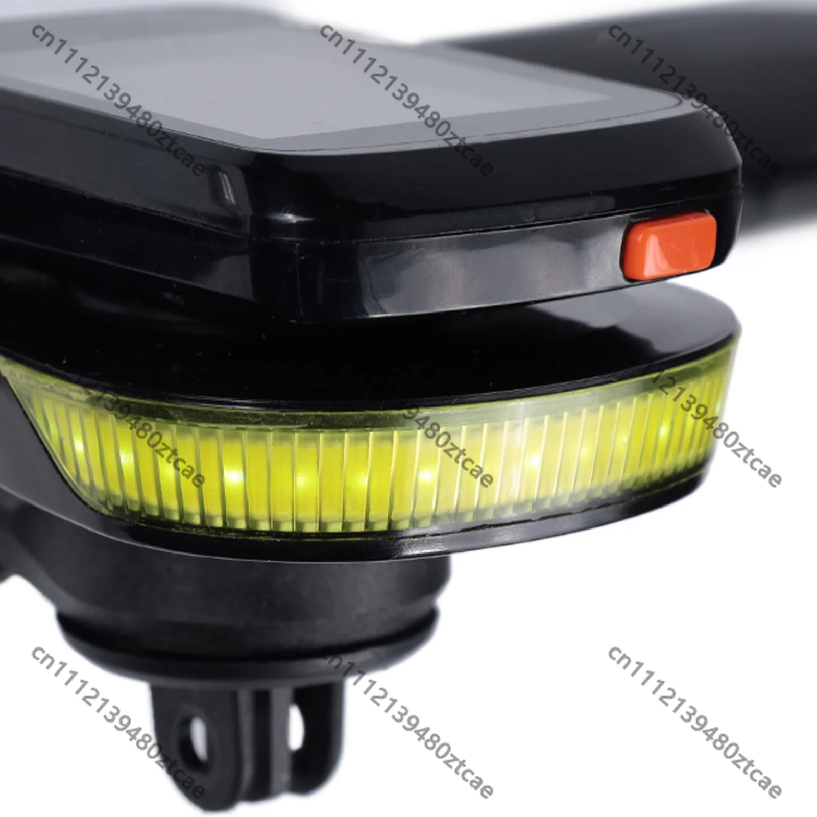 IPX6 Waterproof USB Rechargeable Bike LED Front Light with Mount Fit Garmin Wahoo Bicycle Computer