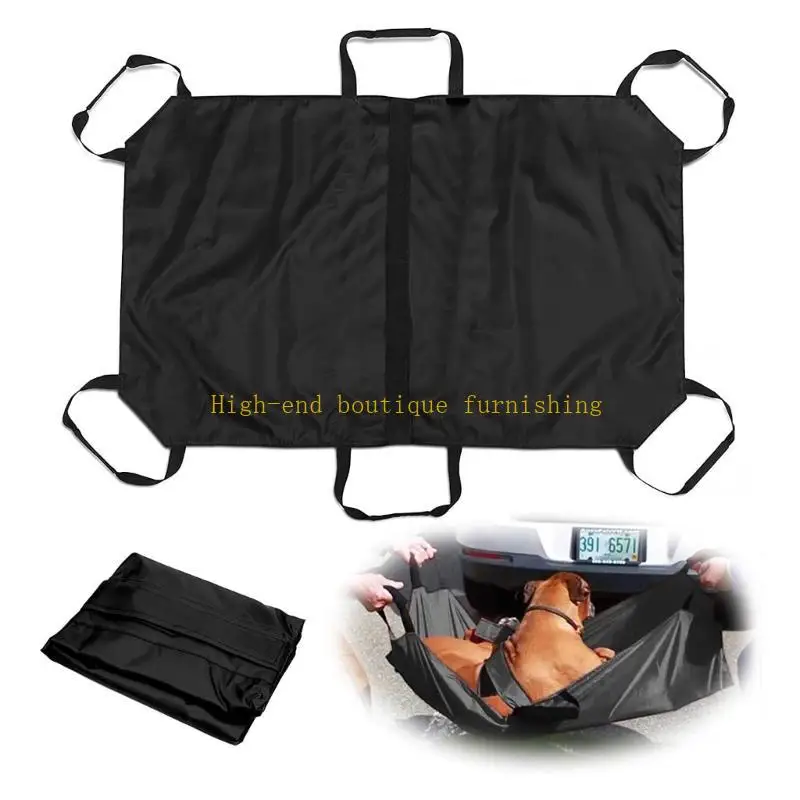 L9NB Emergency Animal with Safety Strap Pet Stretcher Waterproof Helps Elderly Dogs Upstairs Downstairs Support